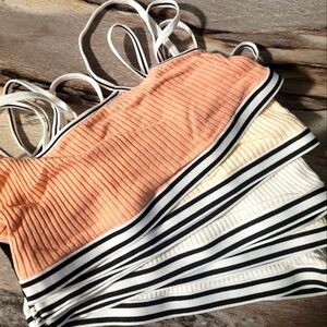 Lot of 6 youth M bralettes